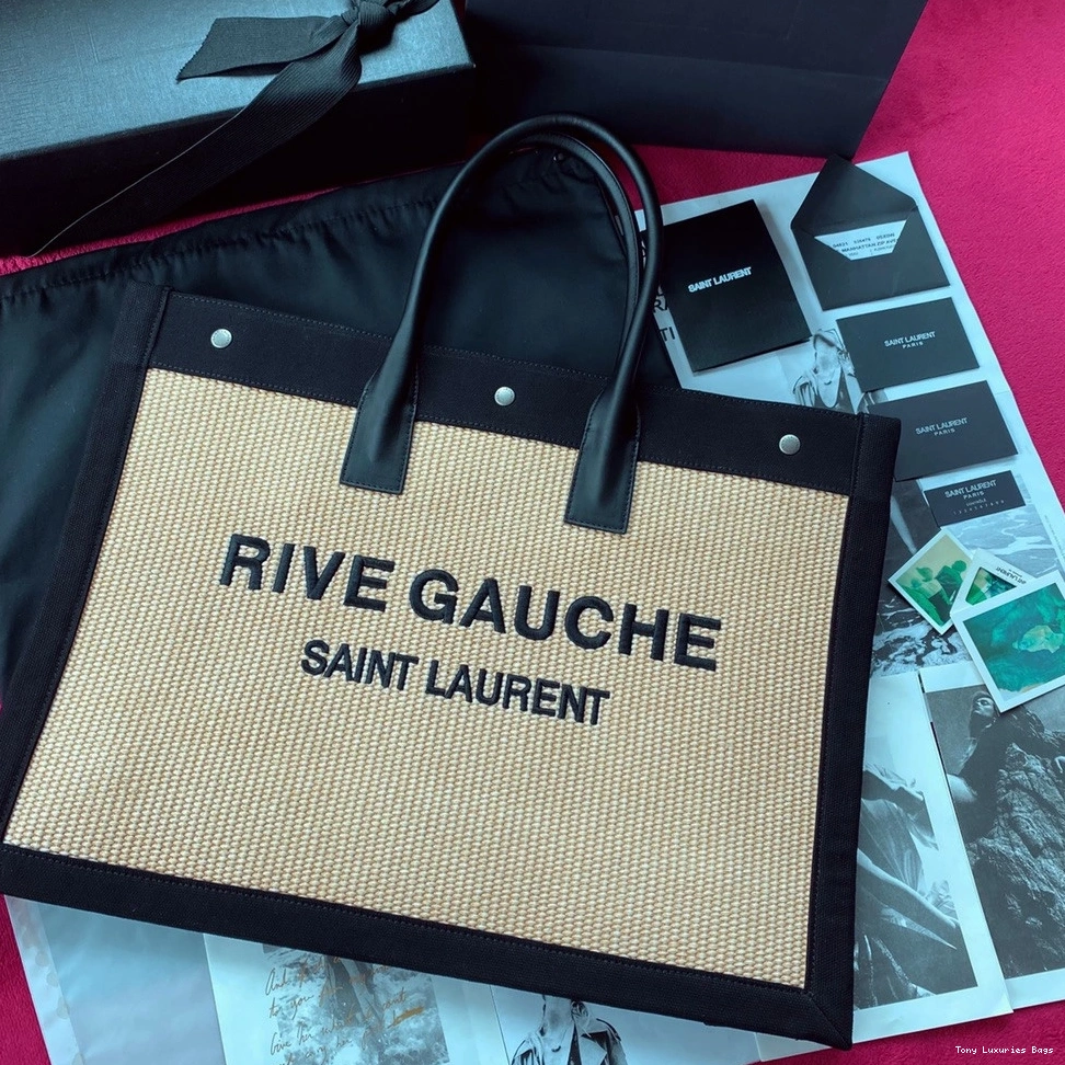 Tony Luxuries GAUCHE TOTE RIVE BAG YSL 0708